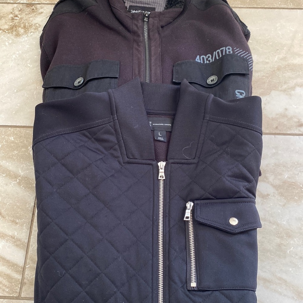 Black mens jackets